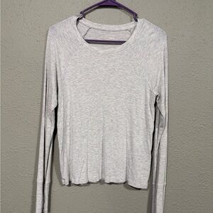 Aerie Offline long sleeve heather gray thin